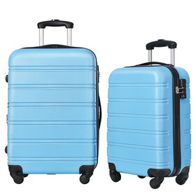 Luggage Sets of 2 Piece Carry on Suitcase Airline Approved,Hard Case Expandable Spinner Wheels PP302834AAB