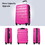 Hardshell Luggage Sets 2pcs + Bag Spinner Suitcase with TSA Lock Lightweight 20" + 28" PP309434AAH