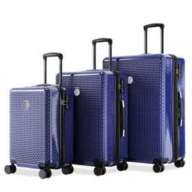 Luggage Sets 3 Piece Hardshell Suitcases with Wheels, Lightweight Expandable Travel Luggage with TSA Lock, Carry-on, Checked Luggage(20inch 24inch 28inch) PP325704AAB