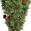 GO 7.5 FT Upside Down Christmas Tree with Artificial Berries and Santa's Legs, PVC Pine Needles, Artificial Holiday Christmas Pine Tree PX283443AAA