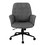 Techni Mobili Modern Upholstered Tufted Office Chair with Arms, Grey RTA-2024-GRY