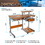 Techni Mobili Complete Computer Workstation Desk, Woodgrain RTA-2706A-WG01