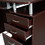 Techni Mobili Complete Workstation Computer Desk with Storage, Chocolate RTA-4985-CH36