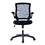 Techni Mobili Mesh Task Office Chair with Flip-Up Arms, Black RTA-8050-BK