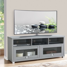 Techni Mobili Durbin TV Stand for TVs up to 75in, Grey RTA-8850-GRY