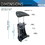 Techni Mobili Sit-to-Stand Rolling Adjustable Laptop Cart with Storage, Black RTA-B005-BK46