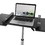 Techni Mobili Folding Table Laptop Cart, Graphite RTA-B006-GPH06