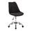 Techni Mobili Armless Task Chair with Buttons, Black RTA-K460-BK