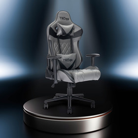 Techni Sport XL Ergonomic Gaming Chair, Grey RTA-TSXL3-GRY