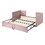 Twin Size Upholstered daybed with Pop Up Trundle, Pink SF000005AAH