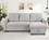 80.3" Orisfur. Pull Out Sofa Bed Modern Padded Upholstered Sofa Bed, Linen Fabric 3 Seater Couch with Storage Chaise and Cup Holder, Small Couch for Small Spaces SG000540AAE