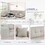 121.3" Oversized Sectional Sofa with Storage Ottoman, U Shaped Sectional Couch with 2 Throw Pillows for Large Space Dorm Apartment SG000870AAA