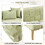 80.5" Upholstered Sofa with 4 Pillows Modern Sofa with Golden Metal Legs for Living Room, Bedroom, Apartment, Medium Spring Bud Green SG000940AAF