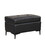 94.88" L-Shaped Corner Sofa PU Leather Sectional Sofa Couch with Movable Storage Ottomans for Living Room, Black SG001300AAB