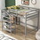 SM000526AAE Gray+Pine+Box Spring Not Required+Full+Wood