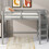 Full Size Loft Bed with Built-in Storage Wardrobe and Staircase, Gray SM000527AAE-1