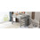 Full Size Loft Bed with Built-in Storage Wardrobe and Staircase, Gray SM000527AAE-1