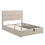Upholstered Platform Bed with Underneath Storage,Full Size,Beige SM001010AAA