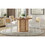 SP000051AAA White+Rubber Wood+Wood+Dining Room+Solid Wood