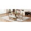 SP000060AAD Dark Brown+Rubber Wood+Wood+Dining Room+Solid Wood