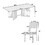 TOPMAX Farmhouse 9-Piece 83.9inch Extendable Dining Table Set with 2 12-inch Removable Leaves and 8 Upholstered Dining Chairs, Espresso SP000063AAP