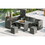 SP100005AAE Grey+Rattan+Yes+Complete Patio Set+Water Resistant Frame