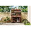 SP100019AAD Brown+Wood+Water Resistant Frame+Garden & Outdoor+Rustic