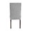 Linen Tufted Dining Room Chairs Set of 6, Accent Diner Chairs Upholstered Fabric Side Stylish Kitchen Chairs with Solid Wood Legs and Padded Seat - Gray SQ000445AAG