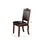 Faux Leather Upholstered Dining Chairs, Brown(Set of 2) SR011338