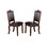Faux Leather Upholstered Dining Chairs, Brown(Set of 2) SR011338
