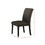 Ployfiber Upholstered Dining Chair, ash Black(Set of 2) SR011721