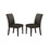 Ployfiber Upholstered Dining Chair, ash Black(Set of 2) SR011721