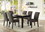 Ployfiber Upholstered Dining Chair, ash Black(Set of 2) SR011721