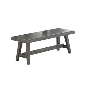Sturdy Wood Dining Bench, Grey SR011775