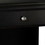Lyndon Nightstand with One Drawer and Shelf in Black Finish SR014359