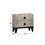 Smithson Nightstand with 2 Drawers Storage in Cream Finish SR015456