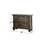 Bling 2-Drawer Wood Nightstand in Rustic Brown Finish SR015461
