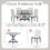 TREXM 5-Piece Farmhouse Style Dining Table Set, Marble Sticker and Cross Bracket Pedestal Dining Table, and 4 Upholstered Chairs (White+Walnut) ST000112AAD