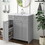 30" Bathroom vanity with Single Sink in grey,Combo Cabinet Undermount Sink,Bathroom Storage Cabinet SV000002AAE-2