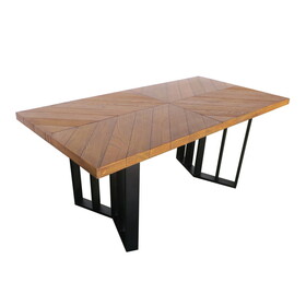Verona Lightweight Concrete Dining Table (Brown) SV000010AAD