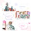 Kids Slide Playset Structure, Freestanding Castle Climber with Slide and Basketball Hoop, Toy Storage Organizer for Toddlers, Kids Climbers Playhouse for Indoor Outdoor Playground Activity
