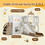 5 in 1 Toddler Slide and Swing Set, Kids Playground Climber Slide Playset with Drawing Whiteboard, Freestanding Combination for Babies SW000081AAD
