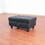 Rectangular Upholstered Ottoman with Storage and Liquid Rod,Tufted Faux Leather Ottoman Foot Rest for Living Room,Bedroom,Dorm Black T2359P145788