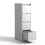 T2398P154422 White+Metal+Filing Cabinets+3-4 Drawers+Office