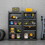 63"H 5 Tier Metal Shelves for Storage Garage Shelving 2000LBS Heavy Duty Storage Shelves Adjustable Garage Shelf Industrial Shelving Unit Storage Utility Rack,31.5"W*15.7"D*63"H,Black