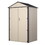 6x4 FT Outdoor Storage Shed, Steel Metal Lockable Garden Shed, Tiny House, Utility Shed, Lean-to Shed & Outdoor Storage, Waterproof Backyard Shed with Door for Bike, Tools, Lawnmower T2398P193869