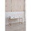Stainless Steel Mirrored Console Table - Sleek Design with Reflective Finish - Contemporary Home Decor Accent T2521P162812