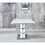 Tempered Glass Butterfly Dining Table with Stainless Steel Base - Elegance and Durability for Your Dining Space T2521S00015