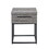 Celestial Contemporary Storage End table, Gray T2574P163351
