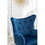 Sovarol Velvet Button-Tufted Wing Back Accent Chair, Blue T2574P164251